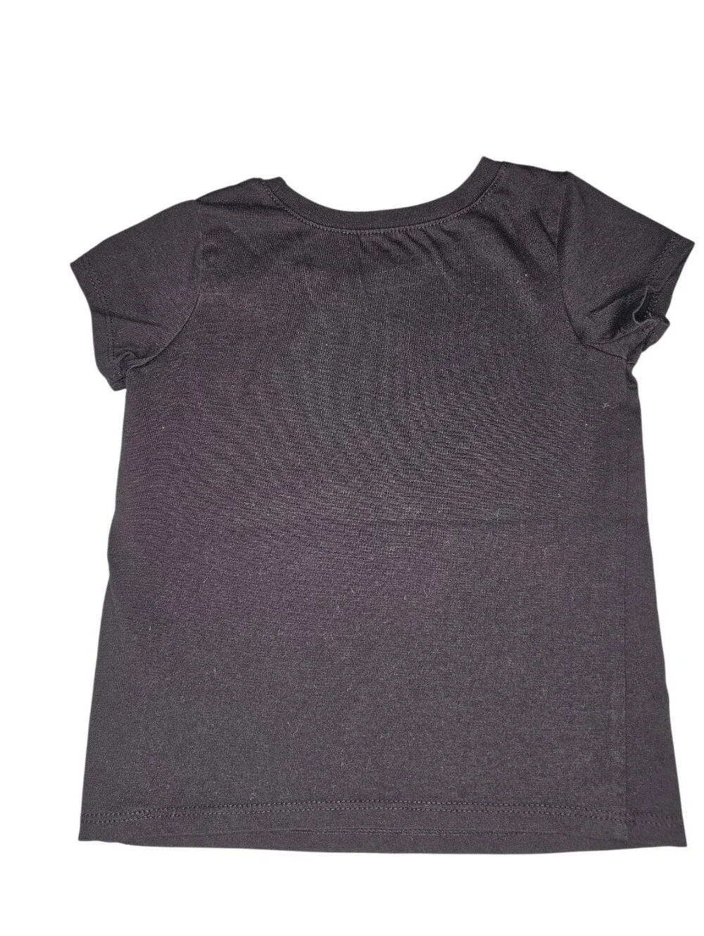 The Children's Place Black Tee with Heart Turtle Graphic 3T